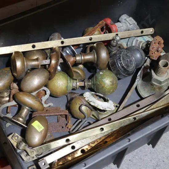 Brass door handles etc