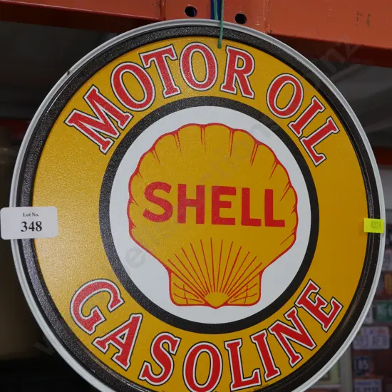 Repro Shell tin sign