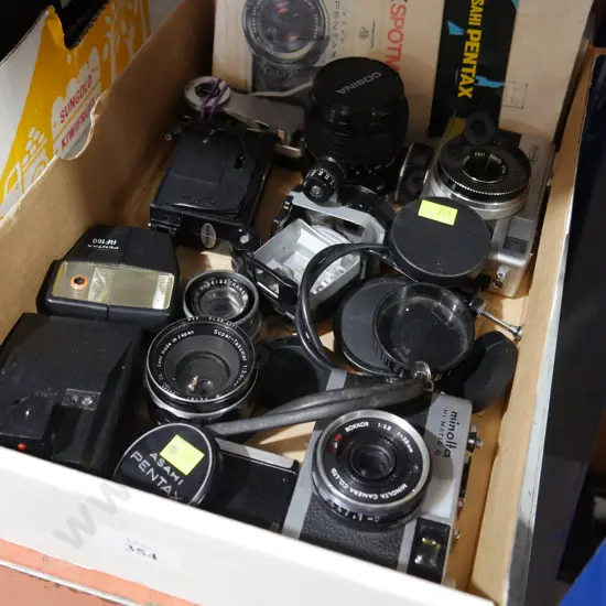 2 cameras flash lense