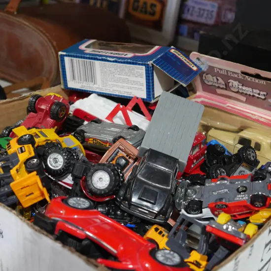 Assorted toy vehicles