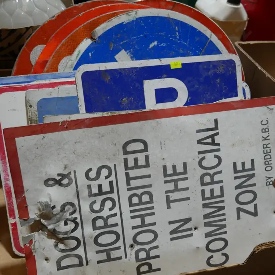 Box of signs