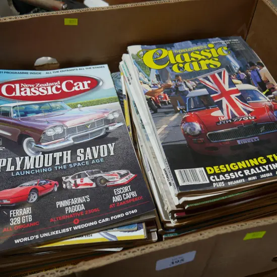 Classic car magazines