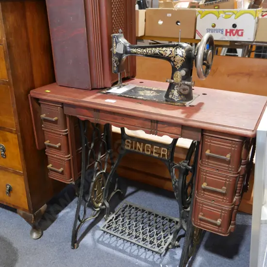 Singer treadle sewing machine