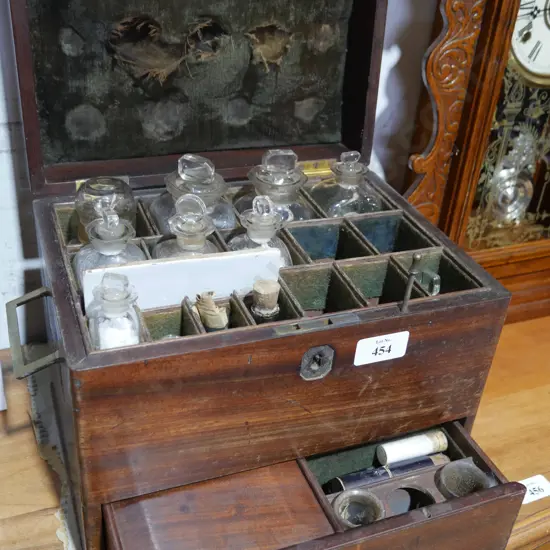 Vintage medicine chest