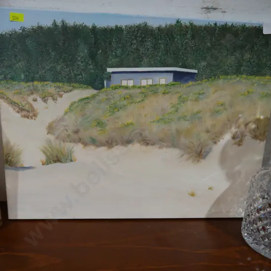 Lloyd Harman oil, Waikuku Beach