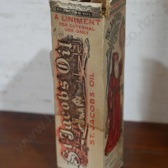 Boxed St. Jacobs oil bottle