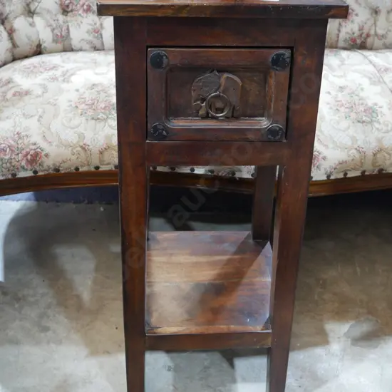 Wooden planter stand