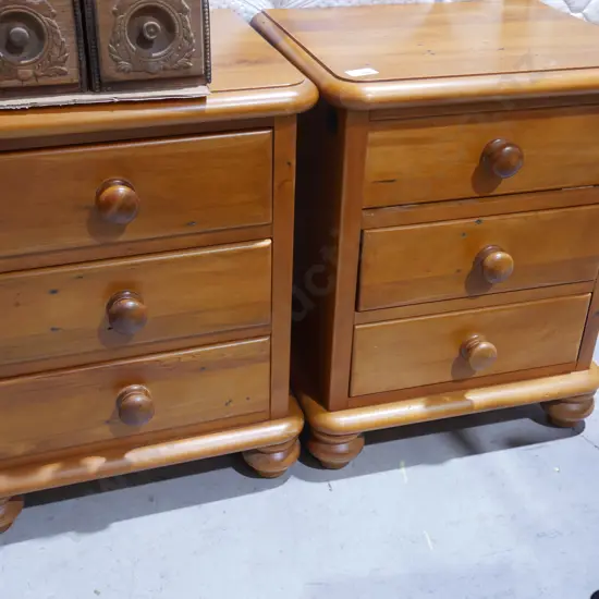 Pair of bedside drawers