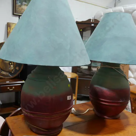 Pair of table lamps