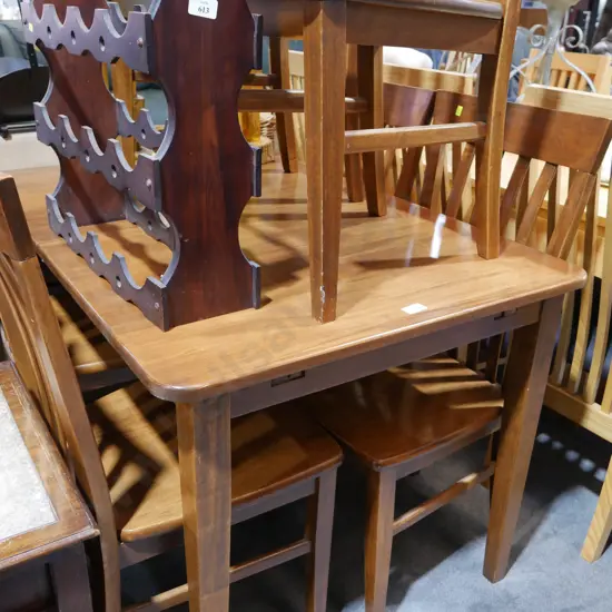 Dining table and 6 chairs