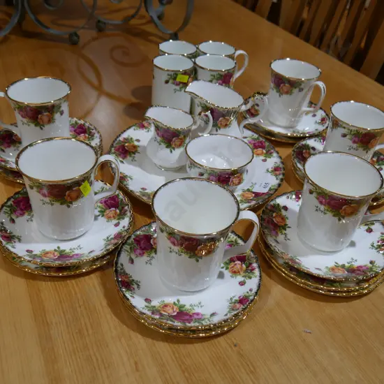 Royal Albert old country roses tea set etc