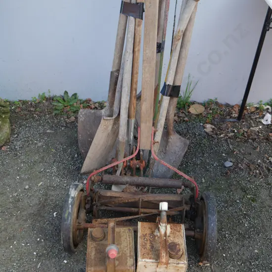 Garden tools, mower etc