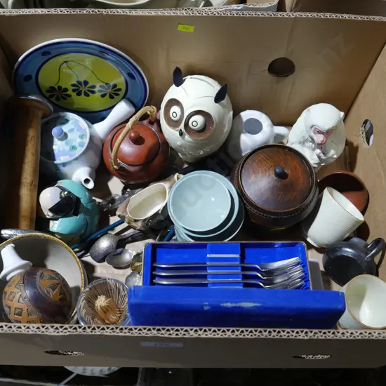 Cutlery, ornaments etc