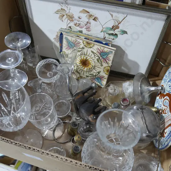 Glassware etc