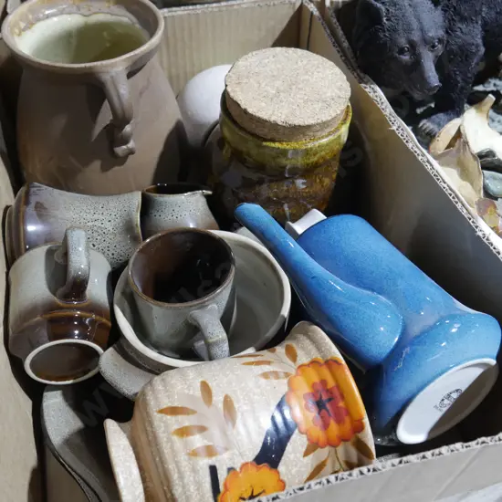 Pottery cups ,jugs ,