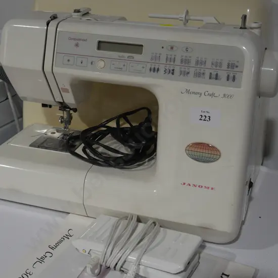 Memory craft sewing machine
