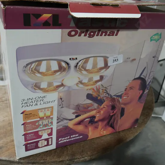 Bathroom heater , fan , lights