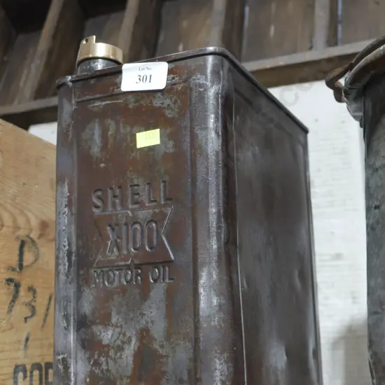 Shell oil Tin