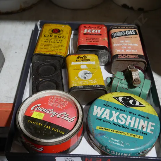 Old Polish tins