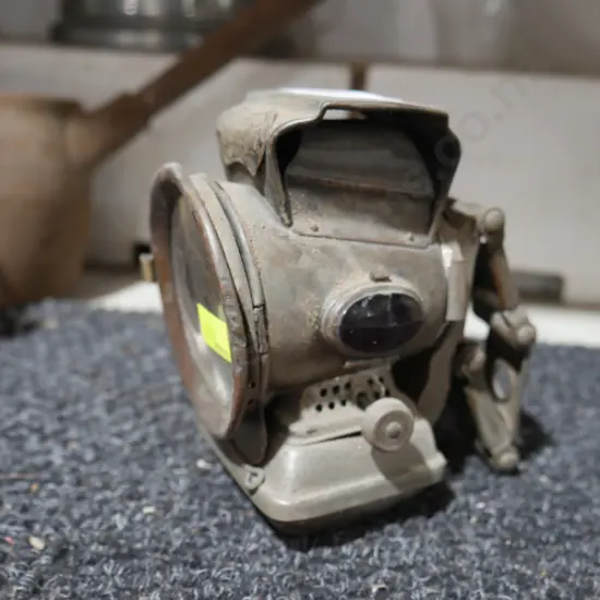 Old bike lamp