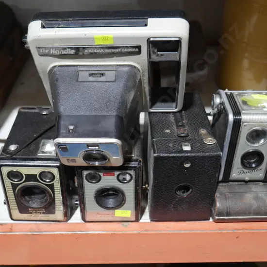 Box brownie cameras etc