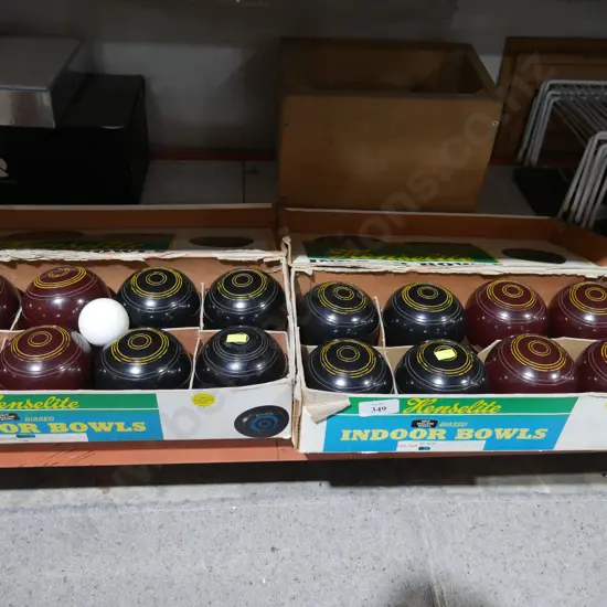 Indoor bowls x2 sets