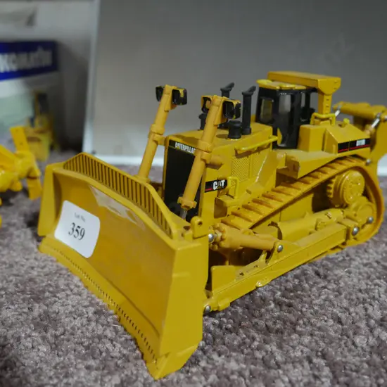 Caterpillar diecast bulldozers