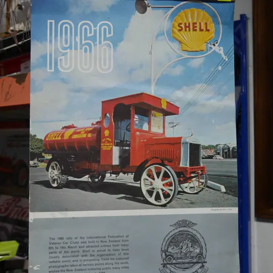 Old shell calendar