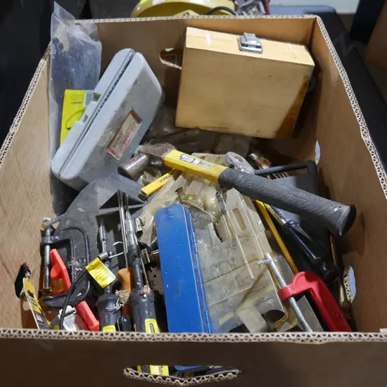 Screwdrivers , staples, router bits