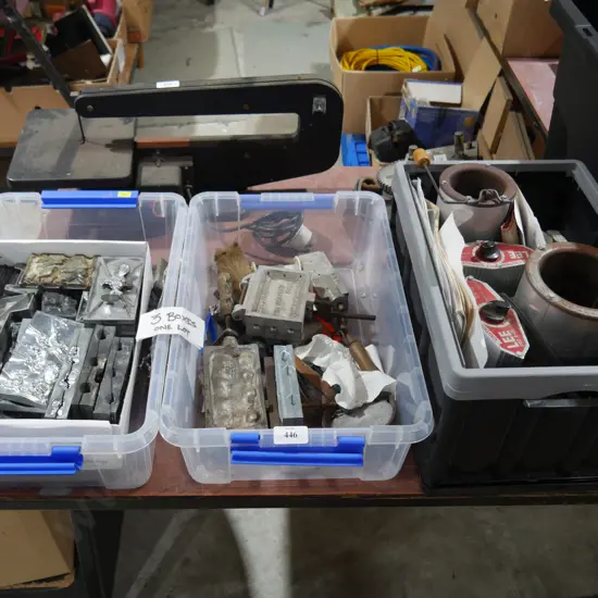 Lead soldier moulds and furnace