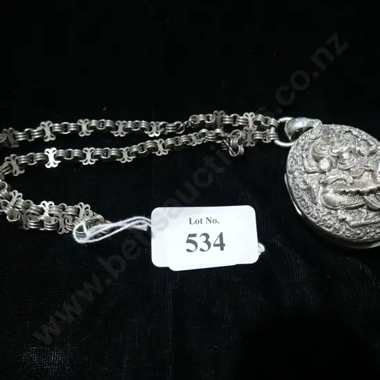 Silver locket