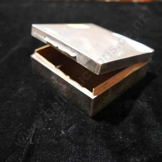 Silver cigarette box