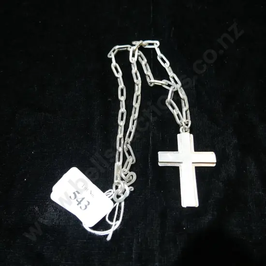 Silver Cross necklace