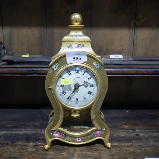 Gold clock