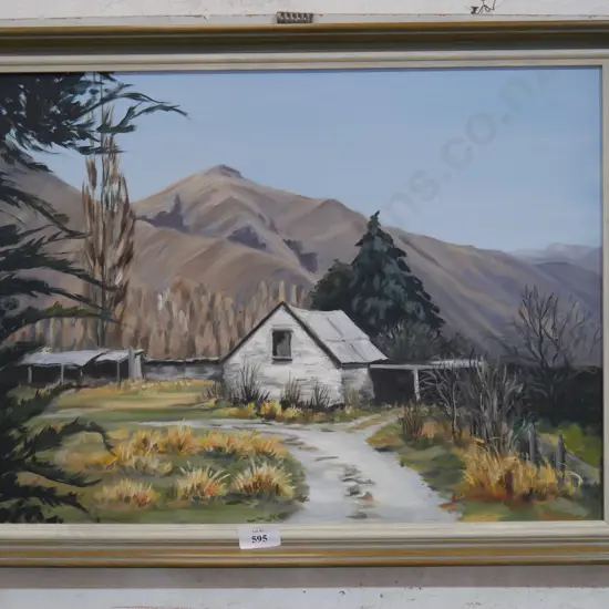 Oil painting, E Stuart