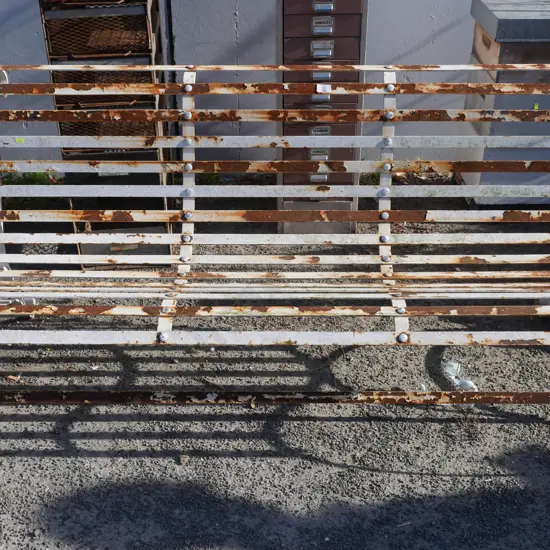 Cast iron outdoor bench