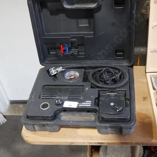 Portable air compressor kit