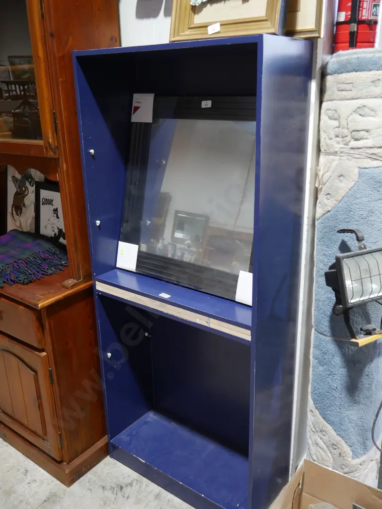 Blue bookcase Image 1++