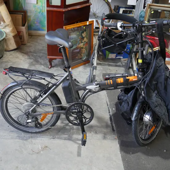 Foldable electric bike