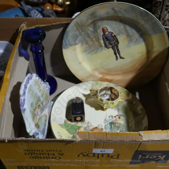 Royal Doulton plates etc