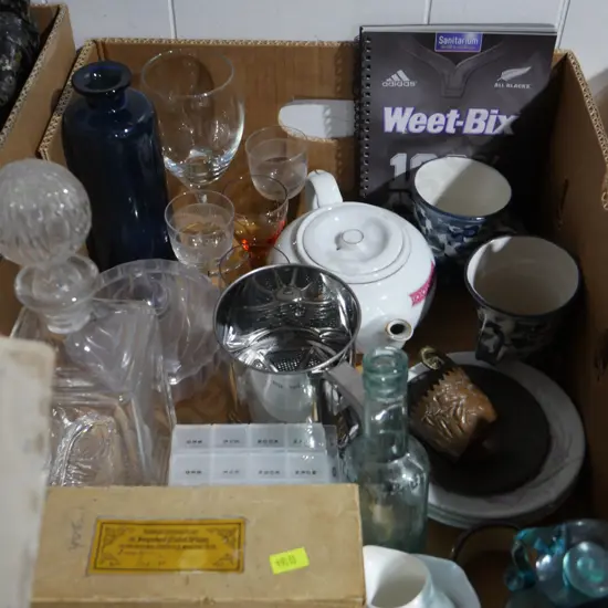Glassware etc