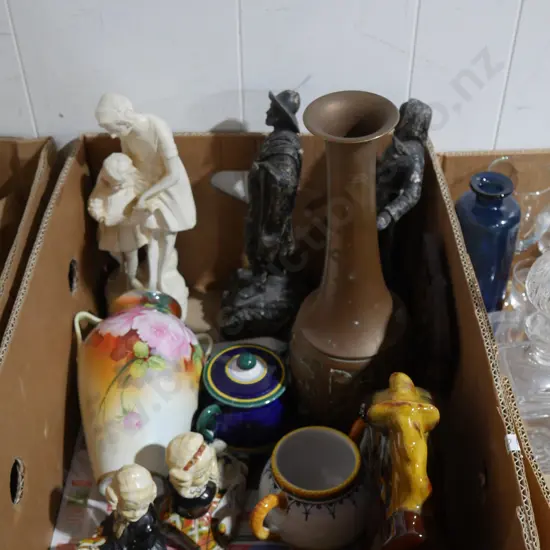 Figurine ornaments, vases etc