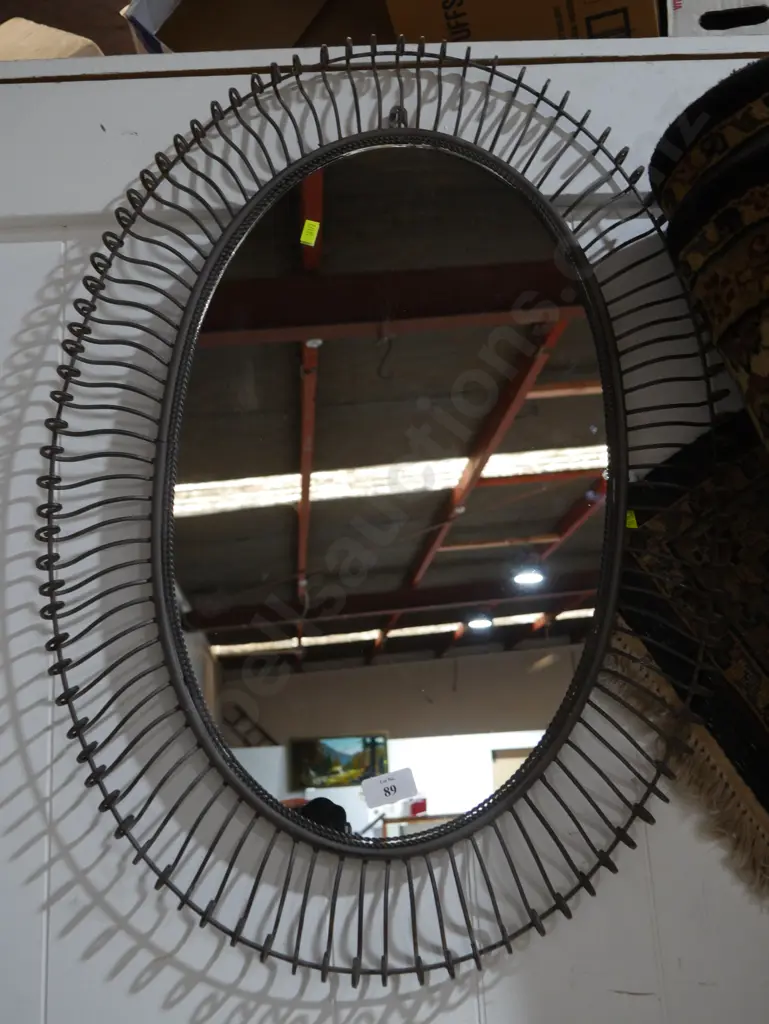 Metal frame mirror Image 1++