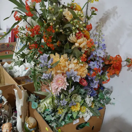 Artificial flower arrangements