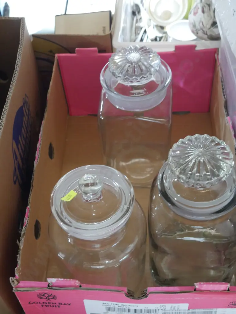 Glass storage jars Image 1++