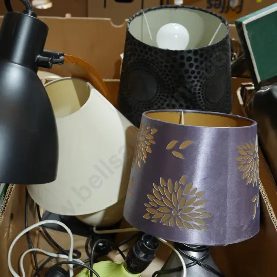 Assorted lamps