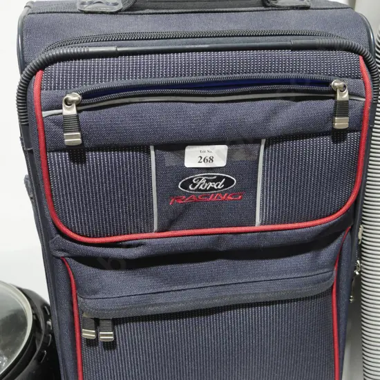 Ford racing luggage bag