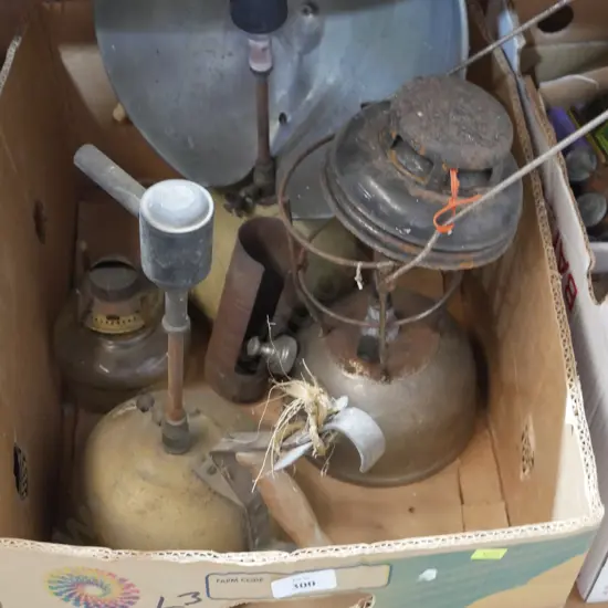 Vintage lanterns etc