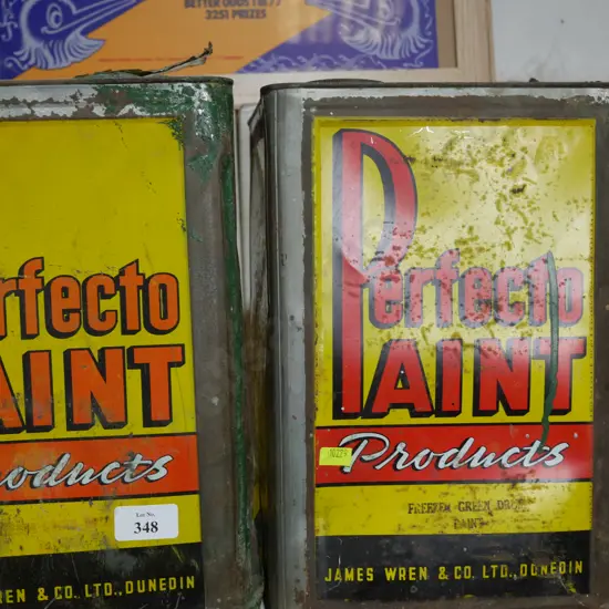 2 perfecto paint tins