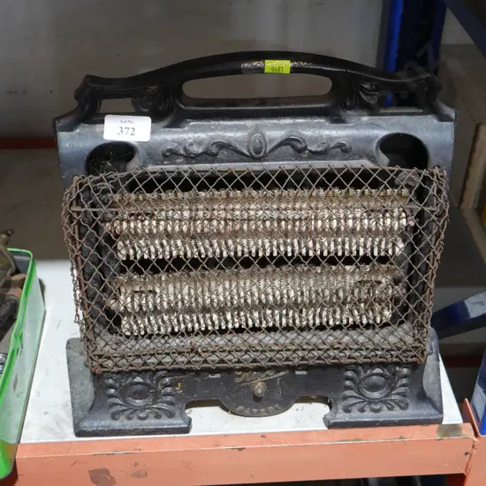 Vintage cast iron heater